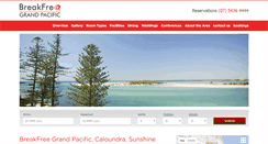 Desktop Screenshot of breakfreegrandpacific.com.au